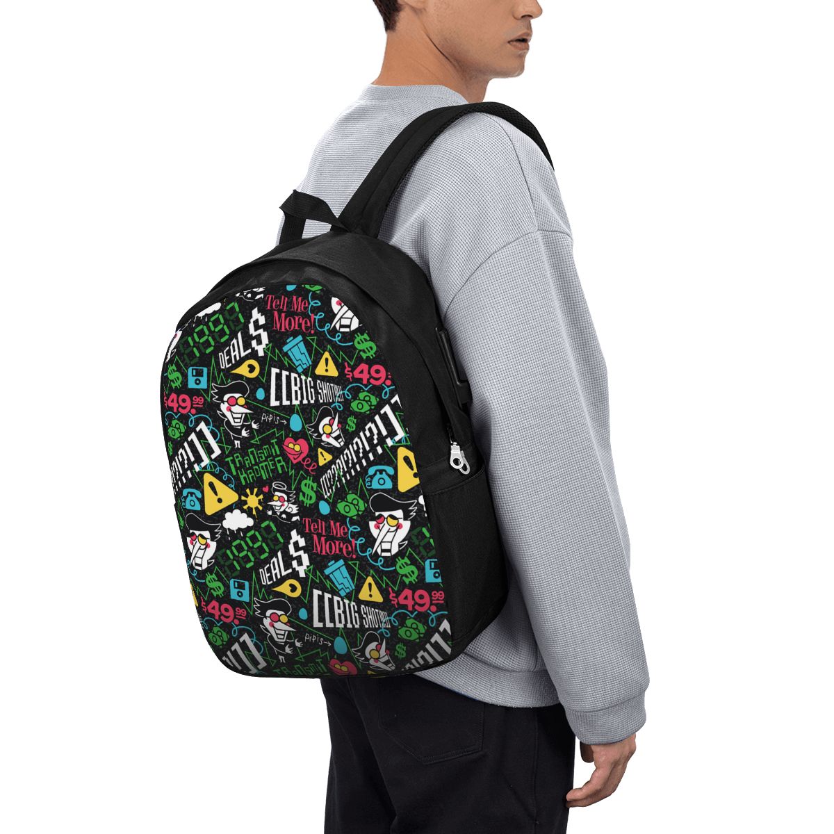 Laptop Bag - เดลตารูน สแปมตัน จีกระเป๋าเป้สะพายหลังกระเป๋าใส่โน๊ตบุ๊คคอมพิวเตอร์กระเป๋านักเรียนวิทยาลัยกระเป๋าใส่แล็ปท็อปกระเป๋าสะพายสำหรับผู้ชายผู้หญิง