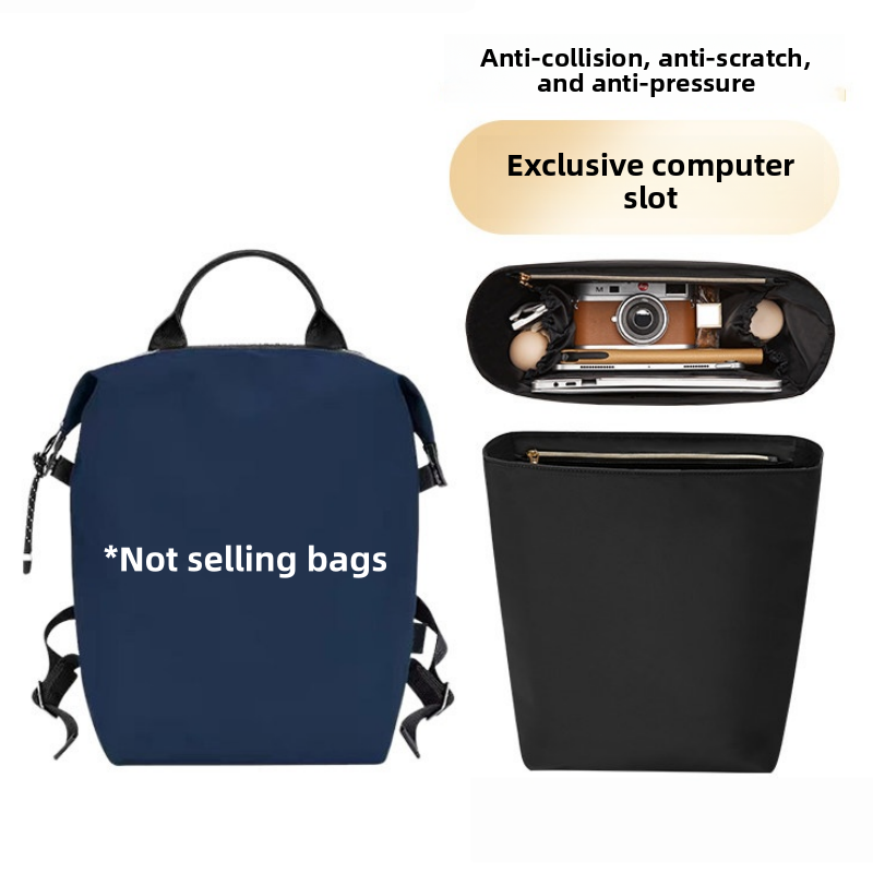 Laptop Stand - แผ่นรองจัดระเบียบกระเป๋าสำหรับใส่ในกระเป๋าเป้ Longchamp Energy ทำจากไนลอน ช่วยจัดระเบียบกระเป๋าใส่แล็ปท็อป รองรับการจัดเก็บภายใน