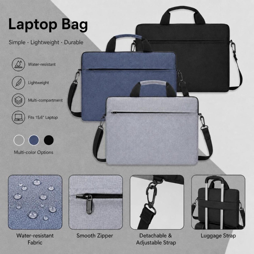 ซองใส่แล็ปท็อปแบบบางพิเศษ ป้อง - Laptop Sleeve บทวิจารณ์และราคา