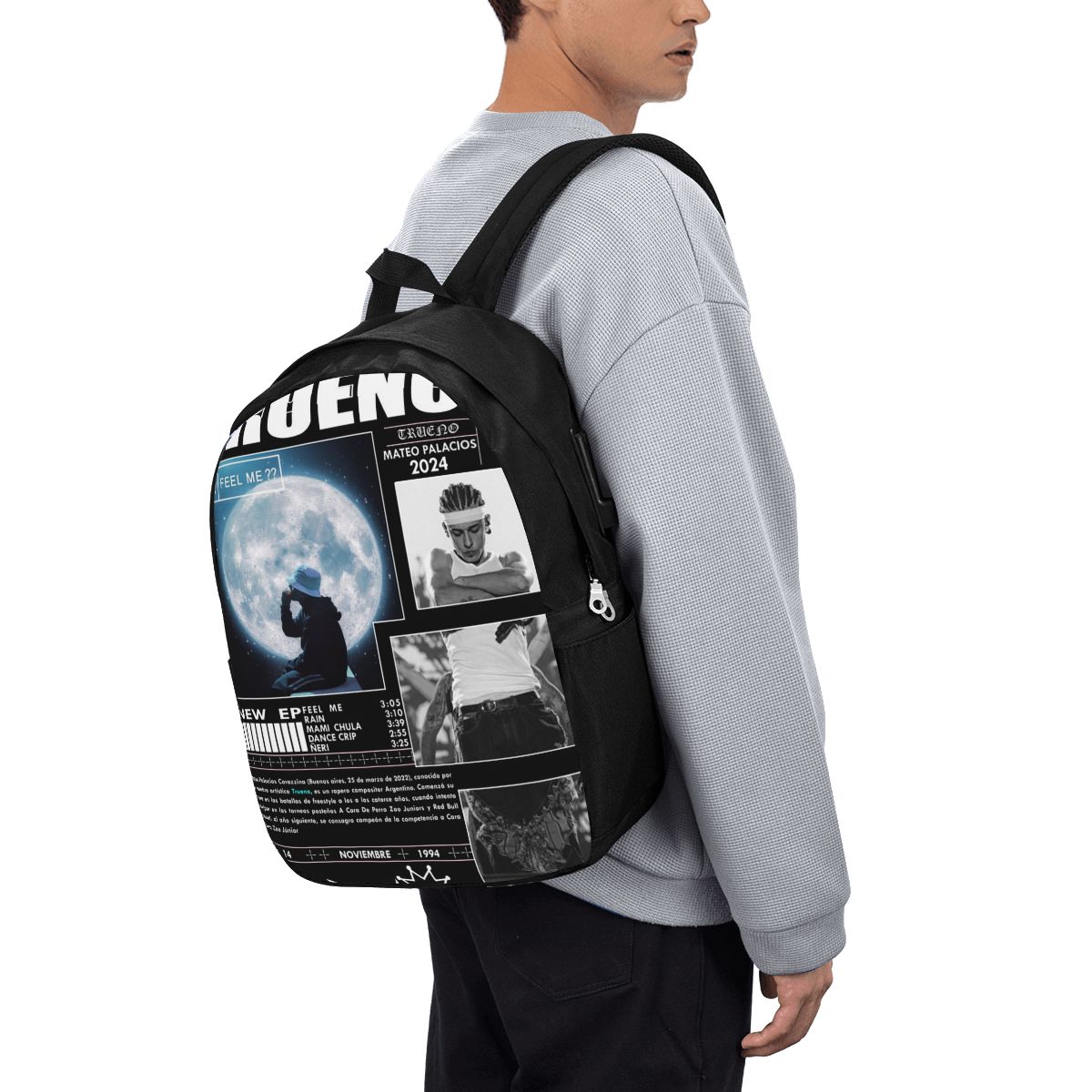กระเป๋าเป้สะพายหลังฮิปฮอปตลกๆ  - Laptop Bag บทวิจารณ์และราคา