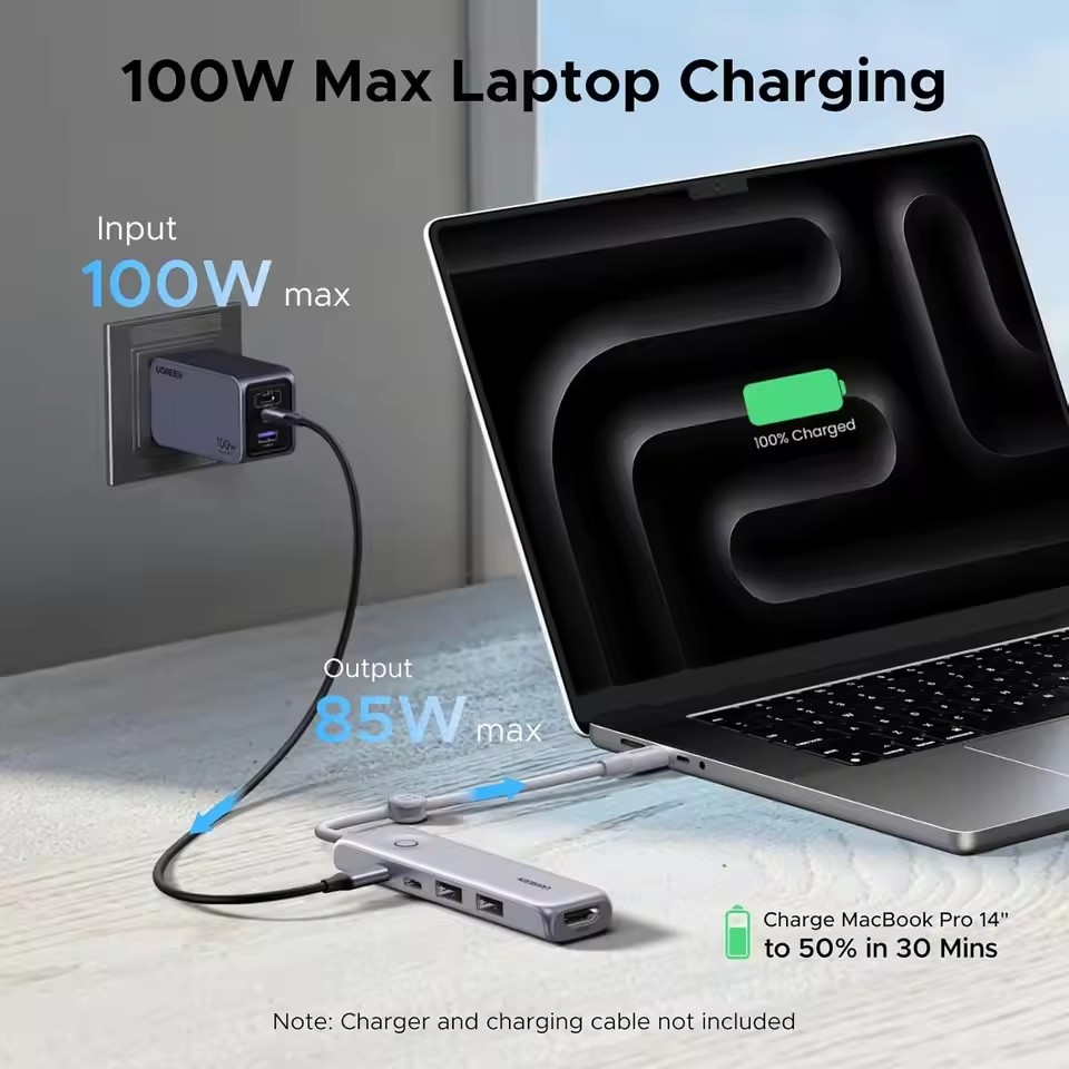 UGREEN USB C ฮับ 5-in-1 Revodo - Usb Hub บทวิจารณ์และราคา